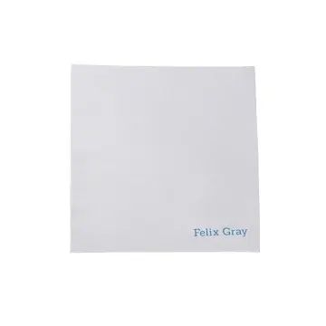 Silk-screen printed cleaning cloth by Zhihe for wiping lenses